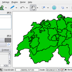 QGIS interface scaled down to fit a Samsung Galaxy S screen