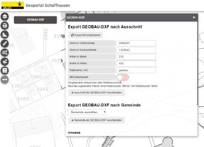Generate DXF on QGIS server – OPENGIS.ch