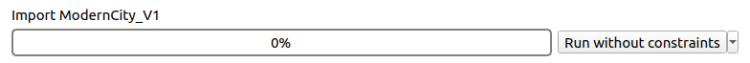 Import wizard option to run without constraints