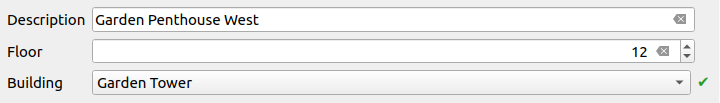 Value Relation dropdown showing available parent features