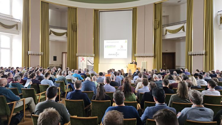 OPENGIS.ch platinum sponsor presence at FOSSGIS 2025