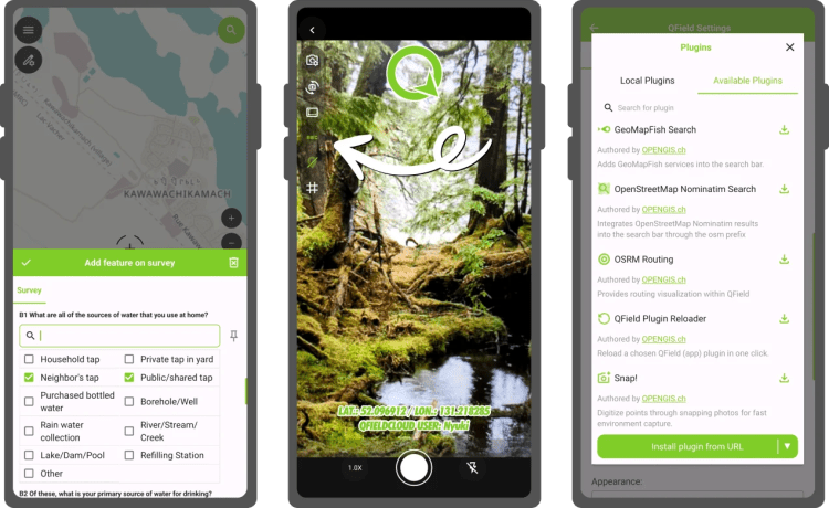 QField 3.7 Haida Gwaii splash screen