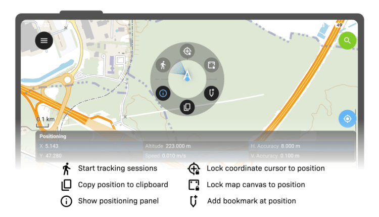 QField 4.0 streamlined feature form and positioning interface